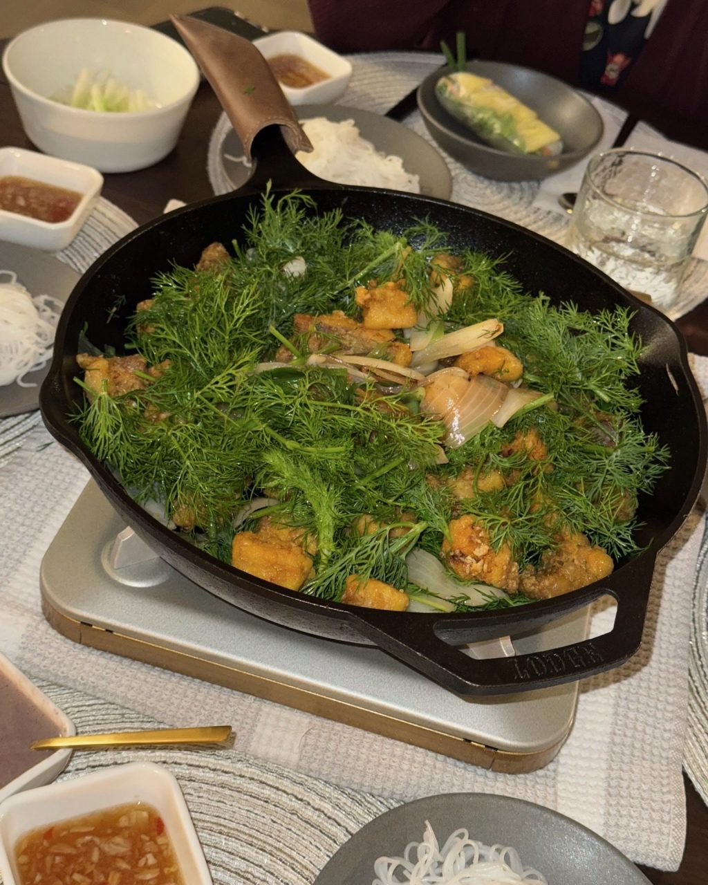 Hanoi Turmeric Fish with Dill · Chả Cá Lã&nbsp;Vọng